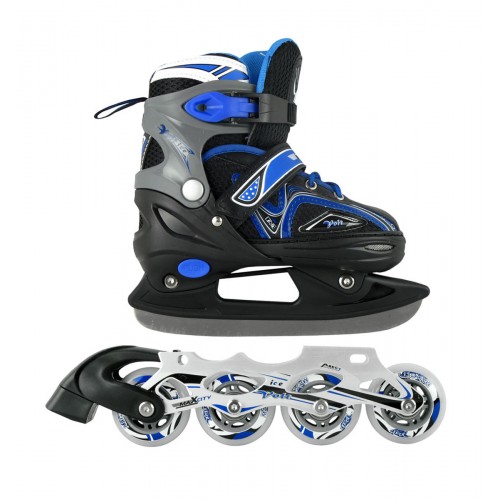 Коньки ледовые роликовые MaxCity  Volt ICE Combo boy 39-42